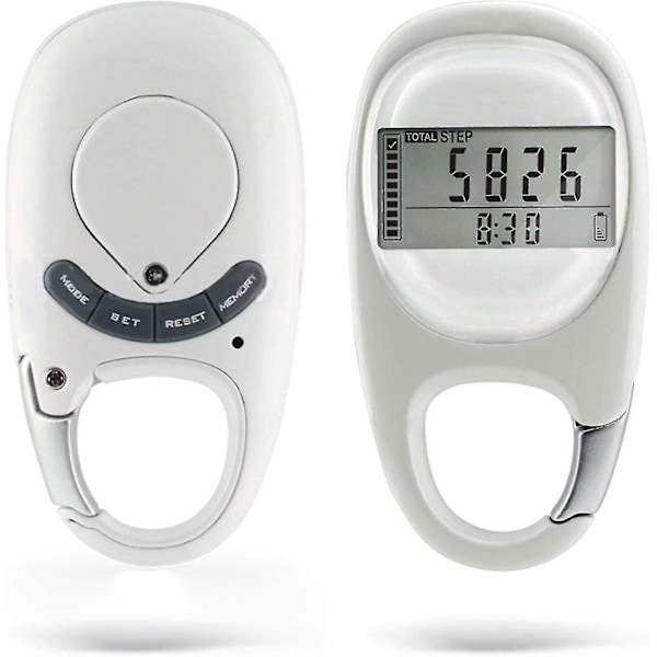 Pedometer With Clip To Accurately Track Steps And Miles