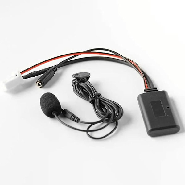 Bil Bluetooth 5.0 Aux-ingång Audiokabel Mikrofon Handsfree Adapter 8-stiftskontakt för Sylphy Tiida Geniss