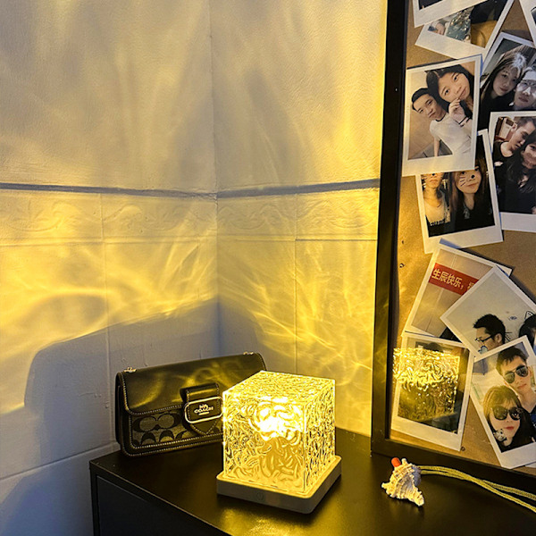 Projektorlampa för sovrum - Sensorljus med 16 färger, projektor nattlampa för sovrum