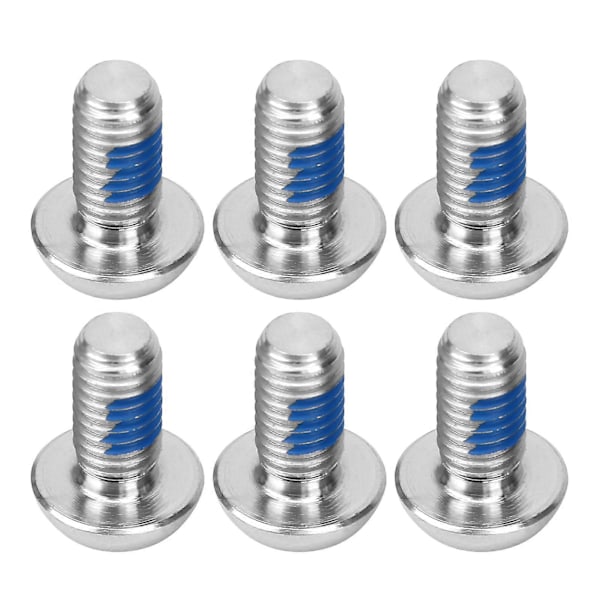 6 stk./æske M5x10mm Titanium Legering Bolte Cykel Cykel Bremseskive Rotor T25 Bolte Skruer Sølv
