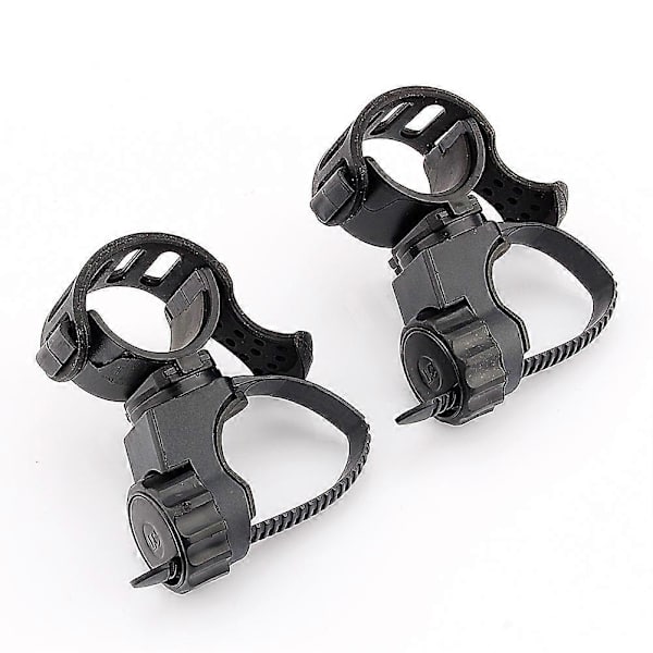 Sykkel Sykling 360 Rotasjon Lommelykt Fakkel Mount LED Lys Holder Klemme Klipp