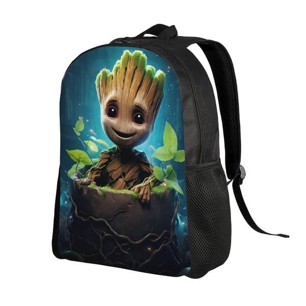 Jag är Groot Barnryggsäck Skolväska Grundskoleelever Bokväskor