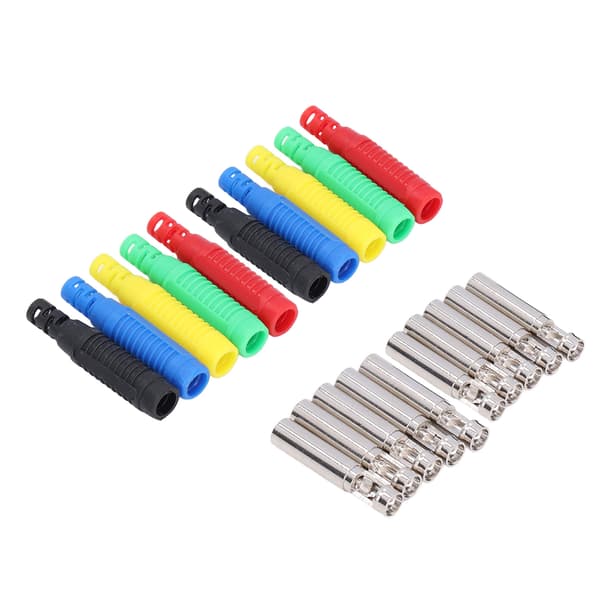 10 set banana plug strong connection good electrical conductivity lantern banana socket for electronics computers