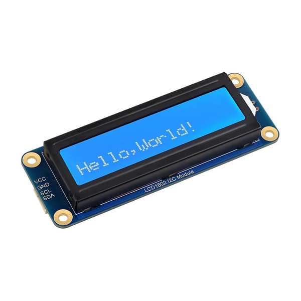 Lcd1602 I2c -moduuli I2c-ohjausliittymät integroidulla Aip31068 LCD-ohjaimipiirrillä