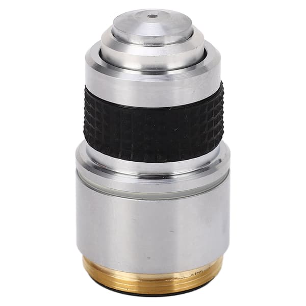 100X Microscope Objective RMS Size Fall-Resistant Professional Objective Replacement