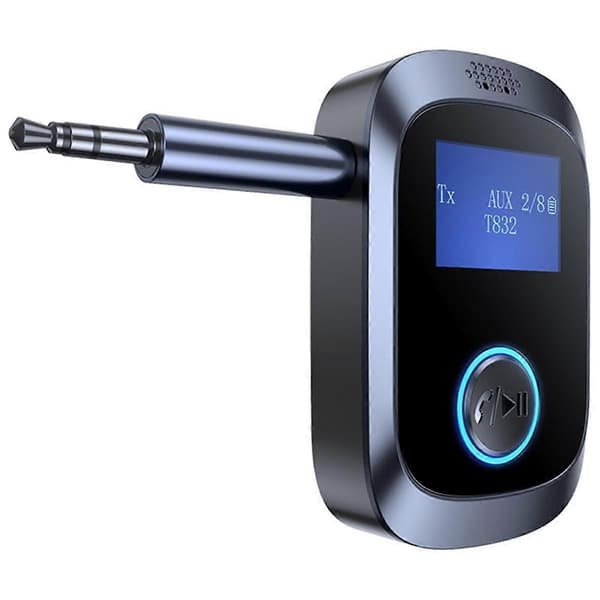 AUX Bluetooth 5.4 Biladapter Bluetooth Mottaker Trådløs Lydmottaker for Musikk/Håndfri Samtale