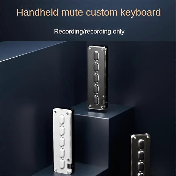 5 Taster Brugerdefineret Tastatur Makro Programmerbart Bluetooth Tastatur Kopier Indsæt Rgb Knap Gaming Mekanisk