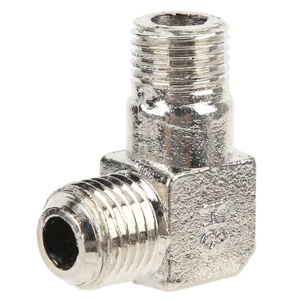 Right Angle Zinc Alloy Pipe Fitting - 1/4 x 14 Air Pump Connector