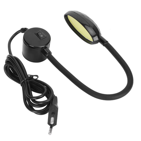 COB 8W Sewing Machine Light 48LED Gooseneck Lamp with Magnetic Base EU Plug AC/DC85‑265V