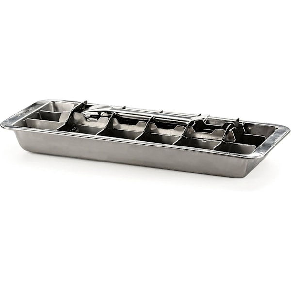 SBSGV Isterningebakke | 18/8 Rustfrit Stål | 18 Rums Isterningebakke | Let Udtagelseshåndtag