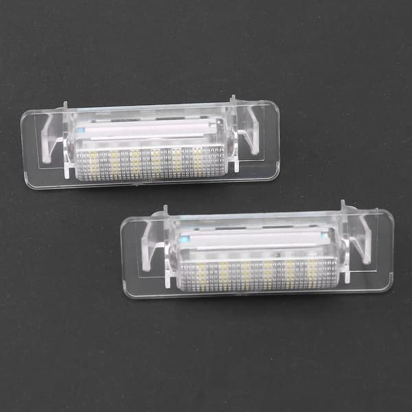 LED Nummerpladelys Lampe til W210 W202 E300 E55 C230 uden Fejl 12V 6500K Hvid