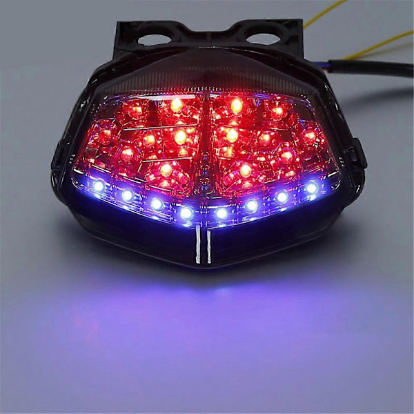 Ny Integreret LED Baglygte Bremse Blinklys Lampe til NINJA 250R 2008-2012