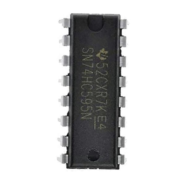 10 KPL IC 74HC595 74HC595N SN74HC595N DIP-16 - Siirtorekisteri