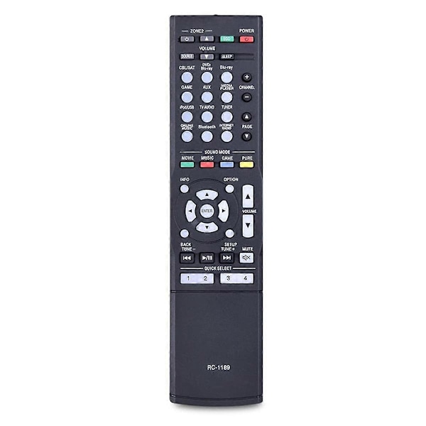 Fjernbetjening RC-1189 erstatning for AV Receiver AVR-S700W AVR-S710W AVR-S720W AVR-X1100W AVR-X1200W AVR-S700