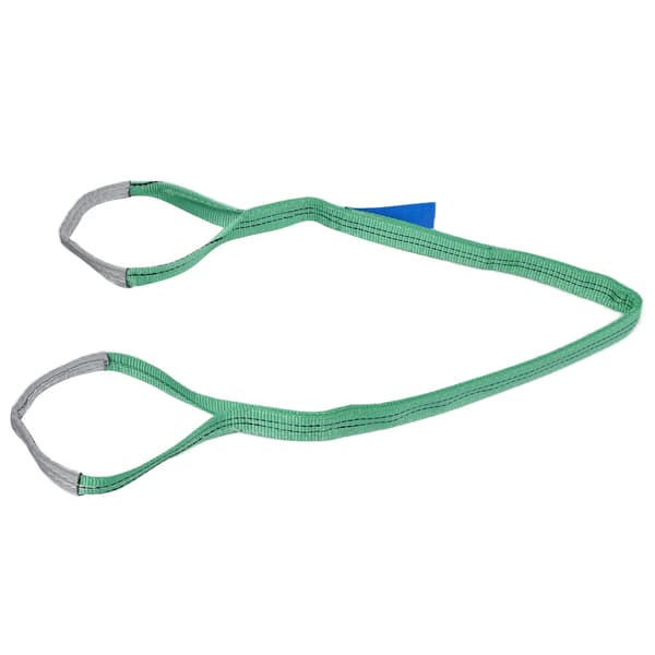 2T Flat Lifting Sling High Strength Polyester Crane Lifting Strap Rigging Accessory 4 Meter