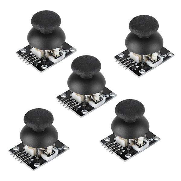 5 st Dual-axlig Joystick-modul för Arduino-spelkontroll