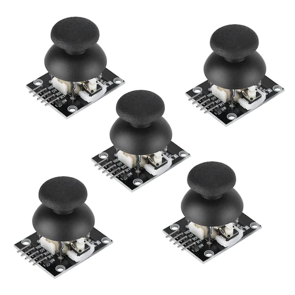 5 stk. Dobbelt-akse Joystick Modul til Arduino Gamepad Kontrol