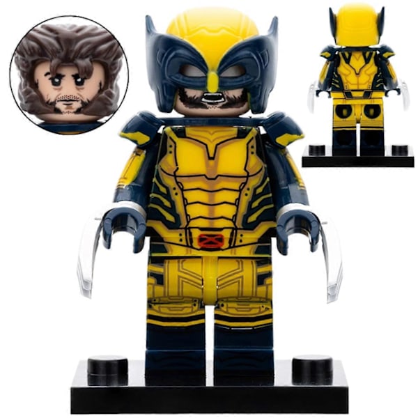 Deadpool X Wolverine Multiverse Variants Minifigur Sæt 1 Med Våben Tilbehør