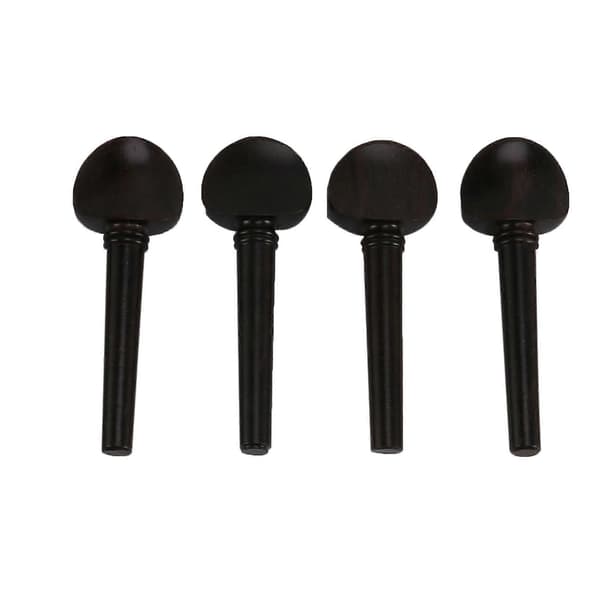 4/4 Ebenholts Violin Delar Stallstycke Pinnar Hakstöd Lönn Stall Set