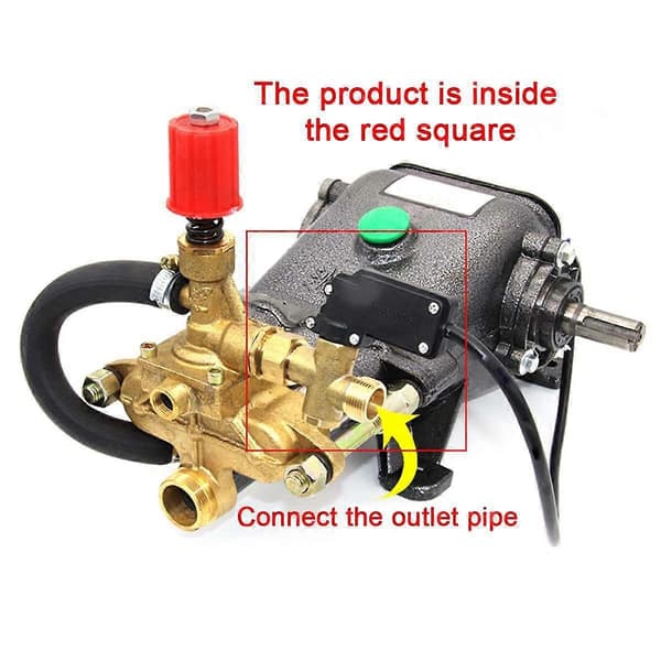 220V Automatisk Vandtrykssensor Switch Enhed 55/58 Model Bilvaskemaskine Automatisk Start/Stop Tilbehør