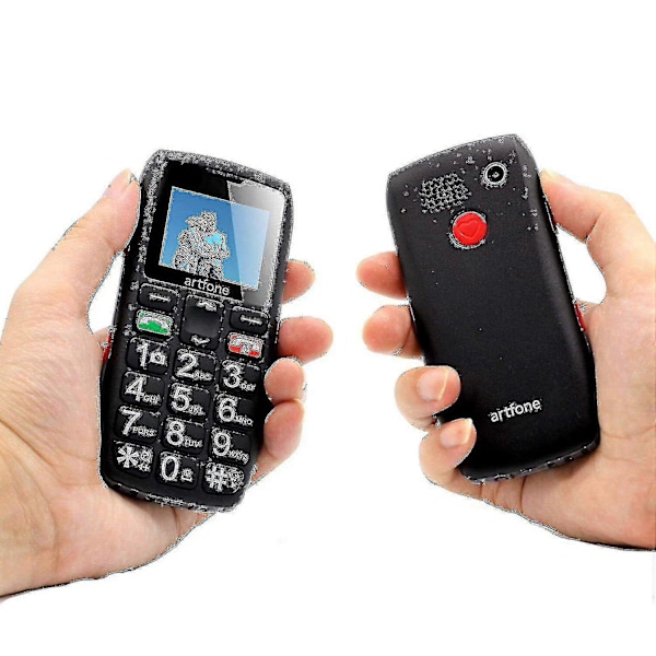 Mobiltelefoner for eldre, seniormobiltelefoner med SOS-knapp, mobiltelefon med store knapper