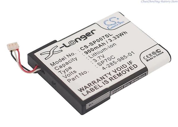 Cameron Sino 900mAh Spilkonsollbatteri SP70C til Sony PSP E1000, PSP E1002, PSP E1004, PSP E1008, Pulse Trådløst Headset 7.1