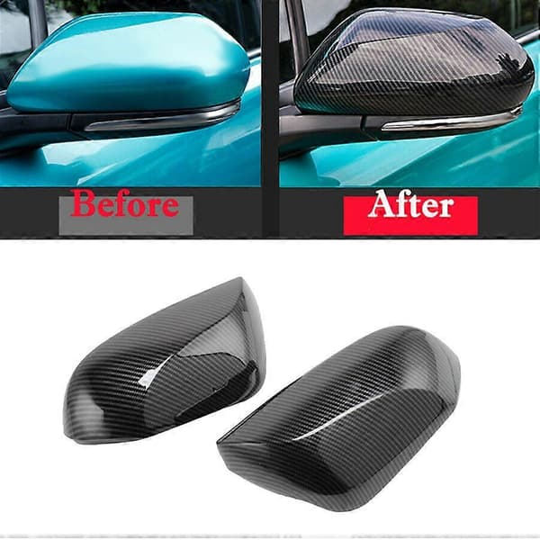 Bil Karbonfiber Sidespeildeksel Trim for C- 2016 2017 2018