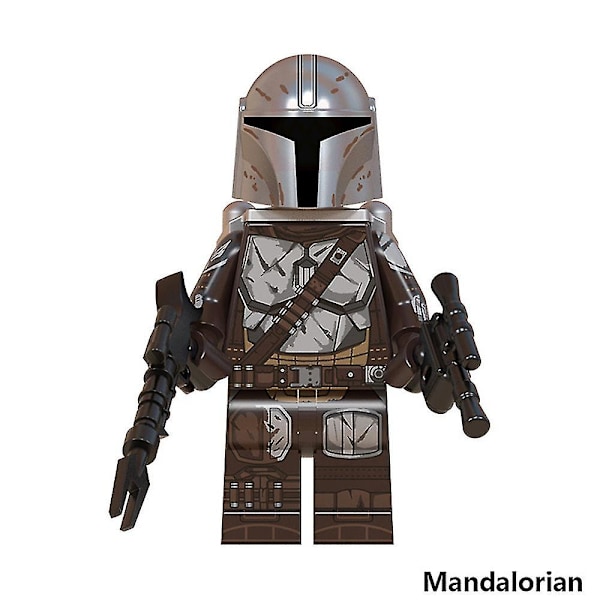 8 kpl Tähtien sota Mandalorian Rakennuspalikka Minifiguurit Mini Action Hahmot Lelut Fanit Lahjat Lapset Pojat Tytöt