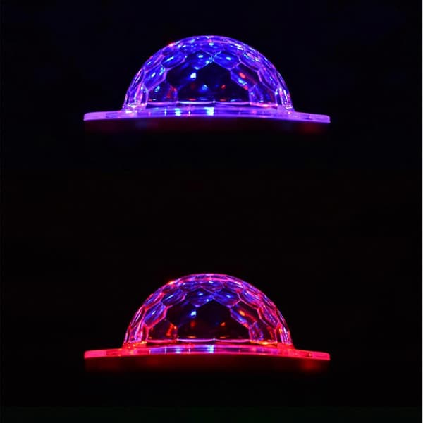 Mini Diskokule Lys, Led Diskolys Med 5 Moduser, Led Diskolys USB Lading Stjerneprojektor Lys