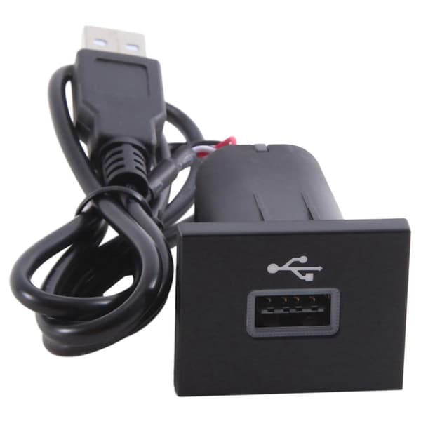 Bil USB-ingångsadapter Ljudradio U-disk Flash-uttag Gränssnittskabel för Focus 2 Mk2 2009-2011