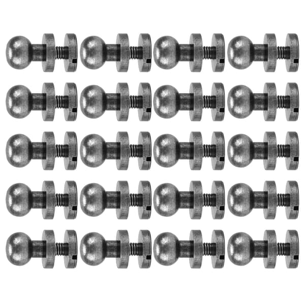 Messing runde nittehovedskruer søm til bagage smykker håndværk hardware, 7x6mm