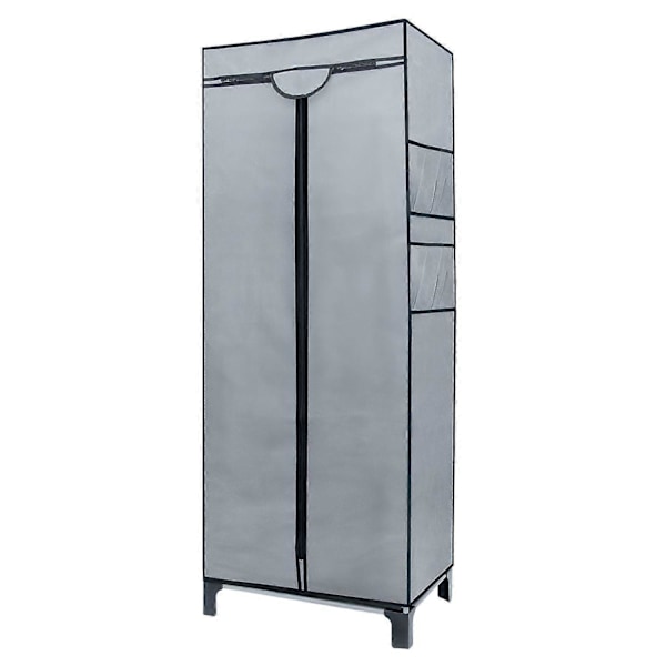 Foldbart stofskab med tøjstang 68 x 45 x 175 cm