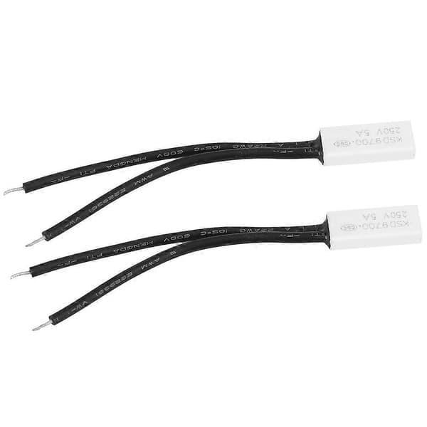 2st KSD9700 Normalt Stängd Temperaturkontrollbrytare Termiskt Skydd Plastprob 110