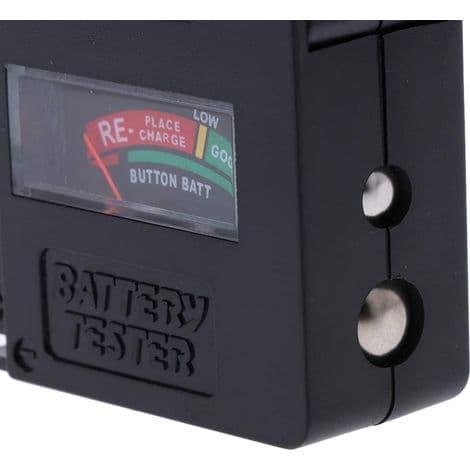 AAA/AA/C/D/1.5V/9V Universal Knappcellsbatteri Volttestare