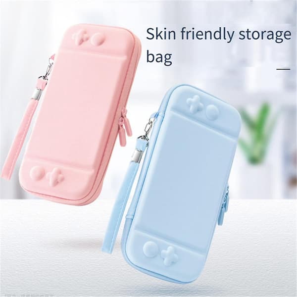 Switch Lite Case Beskyttende Hard Case Multifunksjonell Spillkonsollveske Spill, Lilla Rosa Gradient