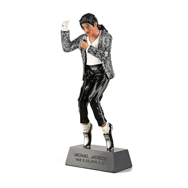 Micheal Jackson Dansande Sjungande Figur Utsökt Staty Dekoration