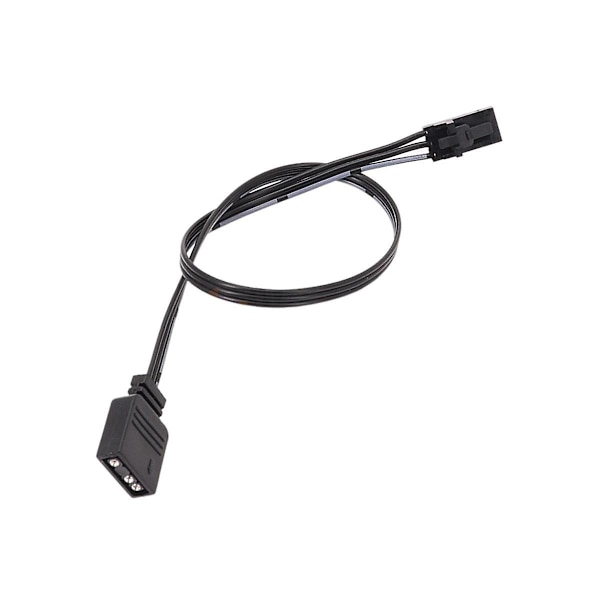 3-napaisen RGB:n ja vakio-ARGB:n 3-napaisen 5V-sovittimen liitäntäkaapeli tuulettimille/keskittimille/valaistusmoduuleille/komennoille