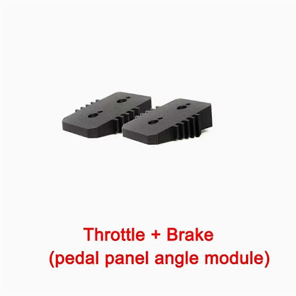 Gaspedal + Bremsepedal Højdeforøgende Panel Vinkel Modul Modifikationssæt til R3/R5 Pedal Lite