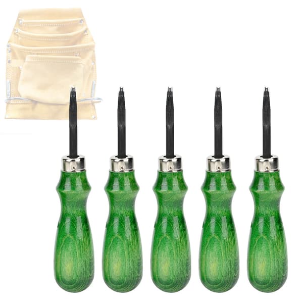 Professional Leather Edge Skiving Tool 0.6mm-1.4mm DIY Craft Slicer for Cutting and Trimming