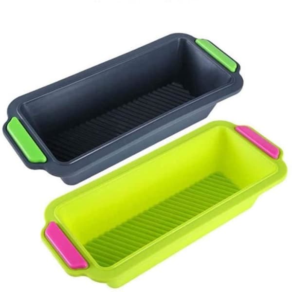 Silikonkakform - 2 st - Non-stick - Högtemperaturbeständig
