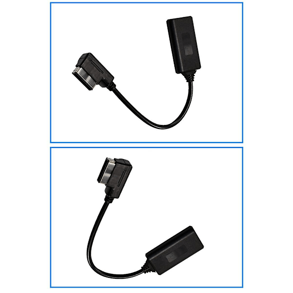 MMI Trådløs Aux Bluetooth 5.0 Adapterkabel Lyd Musikkspiller for A3 A4 B8 B6 Q5 A5 A7 R7 S5 A6L