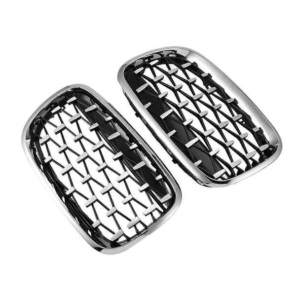 Bil Sølv Front Midtre Grill Erstatning for X5 E70 / X6 E71 2008-2013