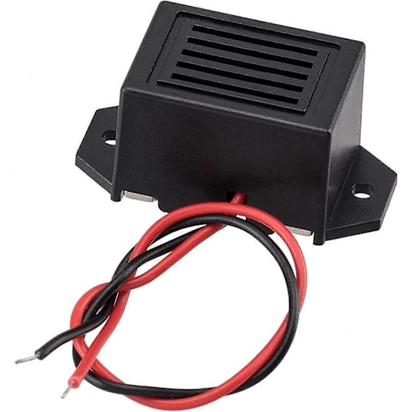10 stk DC3V 5V 9V 12V 85DB Elektronisk Alarm Buzzer Alarm System Buzzer Elektronisk Buzzer Kontinuerlig Alarm Lyd Alarm til Fysiske Kredsløb, Sort 23