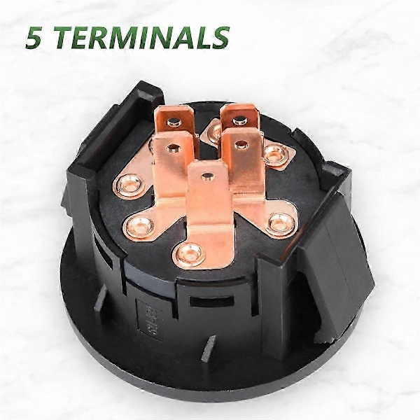 Tændingslås 3 Positioner med Nøgle til Toro 117-2221 137-4100 Z Cutter ZS Serie js