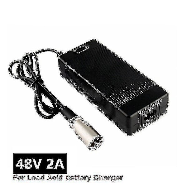 42V 2A Bly-syre Batterioplader Til 57.6V Bly Syre Batteri Elektrisk Cykel Scooter Motorcykel Oplader 3-benet XLR Stik