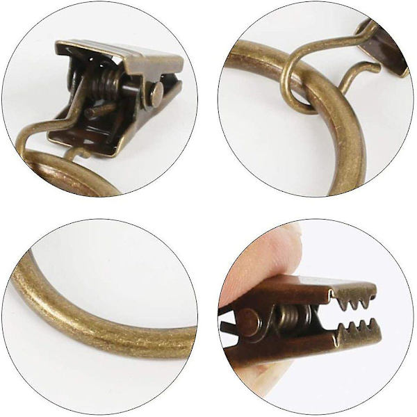 40 kpl Verhotrenkit Leukoilla 32mm Verhotrenkit Leukoilla Verhotrenkit Metalli Pronssi Verhokoukku