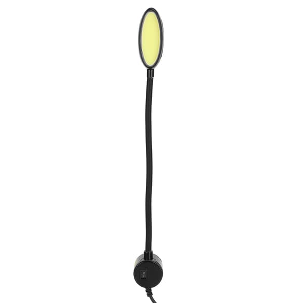 COB 8W Sewing Machine Light 48LED Gooseneck Lamp with Magnetic Base EU Plug AC/DC85‑265V