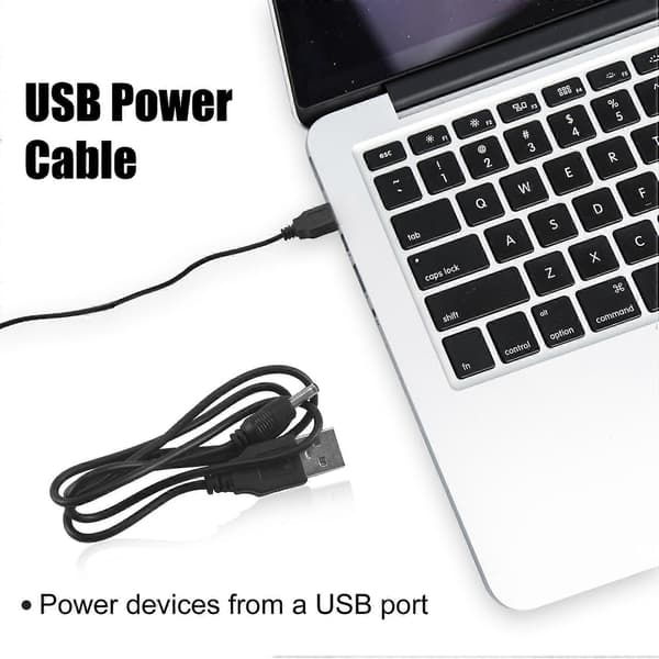 USB till 3,5 mm Barrel 5V DC-kabel