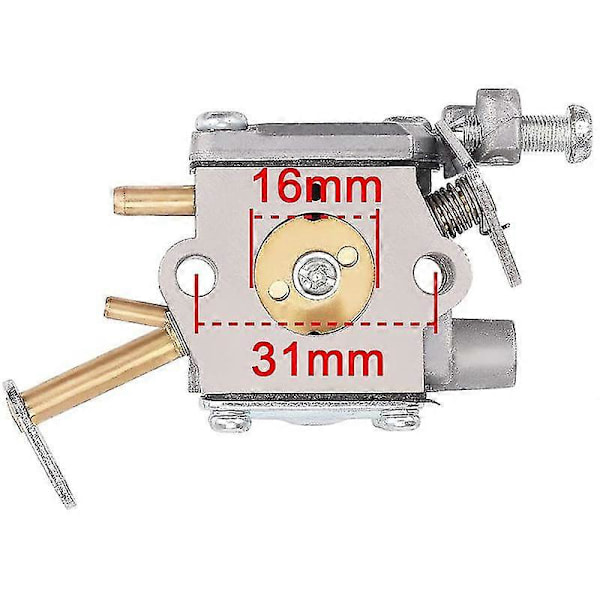 300981002 Karburator til Homelite 33cc Ut-10532 Ut-10926 Ry74003d Motorsav Kulbørste Udskiftning