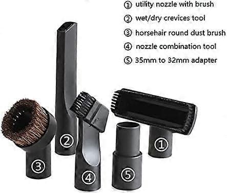 Nirvana Pack 32mm Dammsugartillbehör med 35mm till 32mm Spaltverktyg